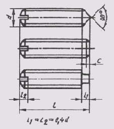 Рис. 220 Болты с шестигранными